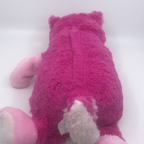 Fiesta Plush 15” Pink Wolf Skin Great Wolf Lodge Zipper Back Stuffed Animal Read - Picture 9 of 9